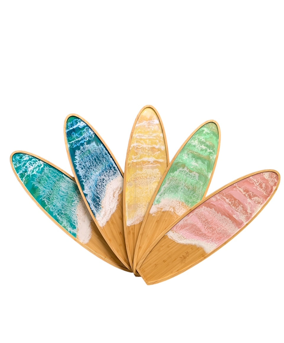 Surfboard platter
